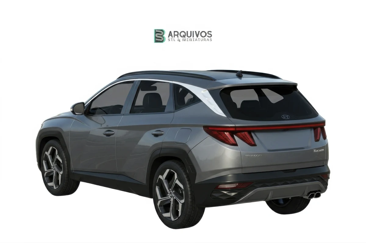 Modelo 3D STL - Hyundai Tucson 2021 — foto 4